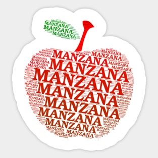 manzanaroja Sticker